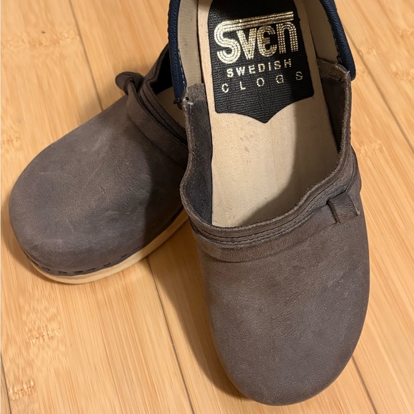 Sven Swedish Clogs Brown Leather Wood Sole EUR 35 US 4.5–5 - Picture 3 of 6